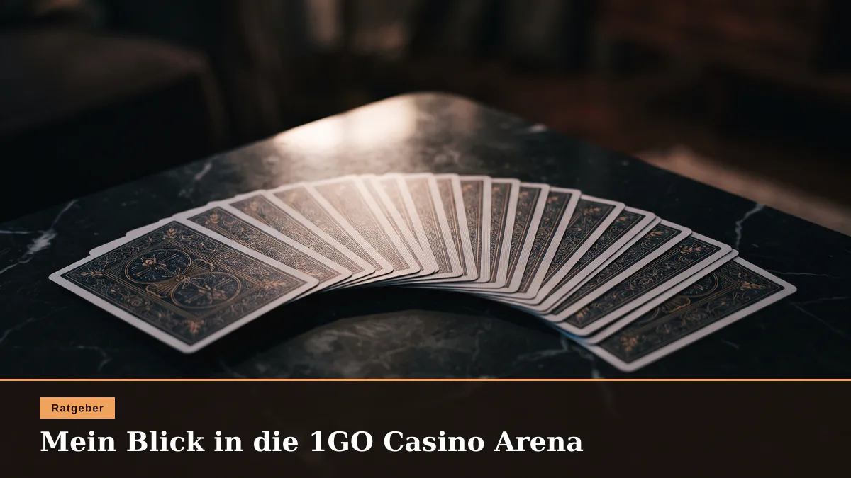 Mein Blick in die 1GO Casino Arena
