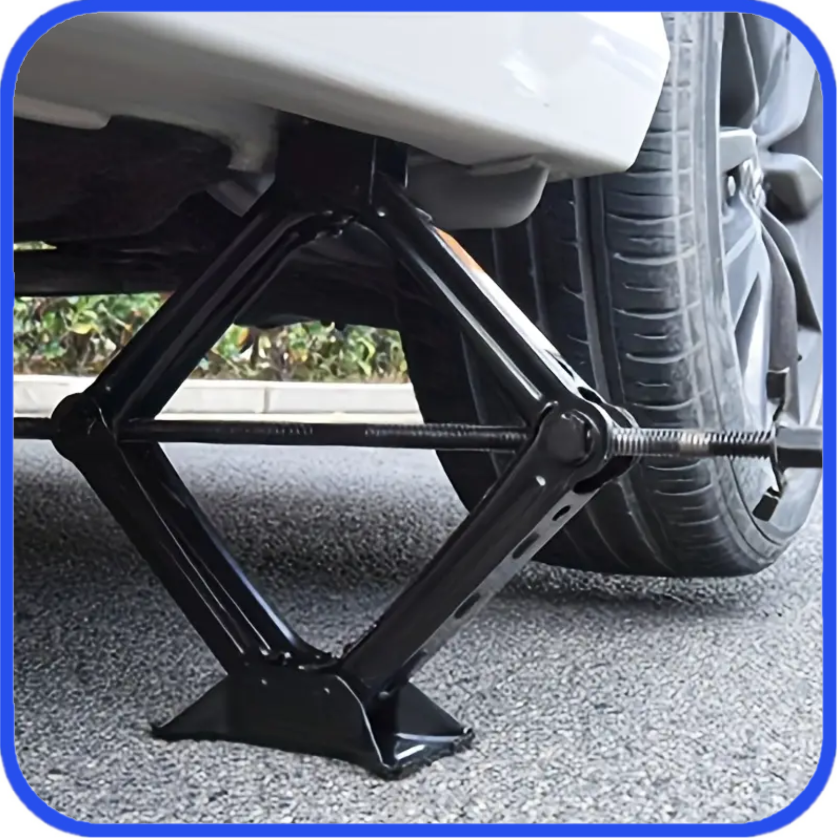 Kit Emergenza Auto Universale Con Cric A Pantografo 2 Ton E Chiave A Croce - Compatibile Con Jeep Grand Cherokee