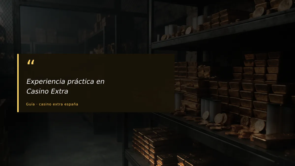 Experiencia práctica en Casino Extra