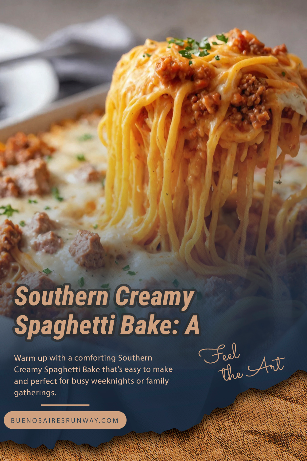 Southern Creamy Spaghetti Bake: A Comfort Food Pleasure!