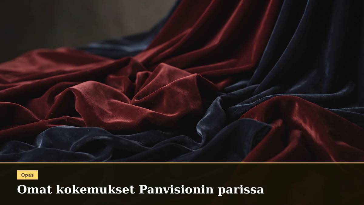 Omat kokemukset Panvisionin parissa
