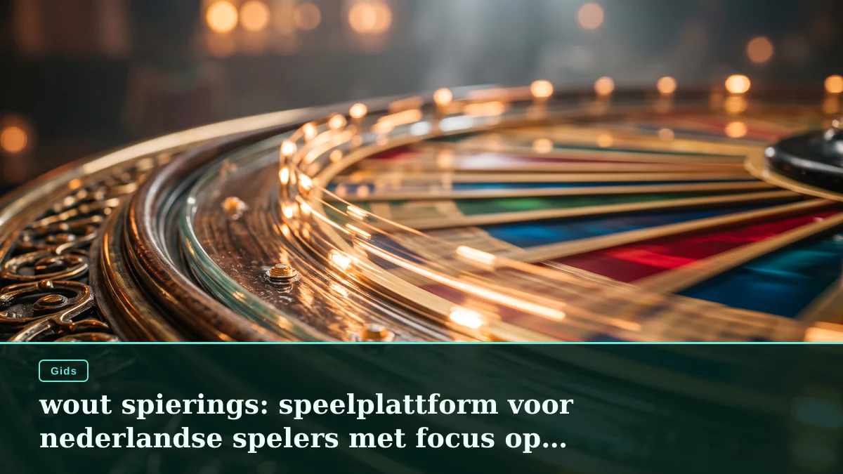 wout spierings: speelplattform voor nederlandse spelers met focus op veiligheid