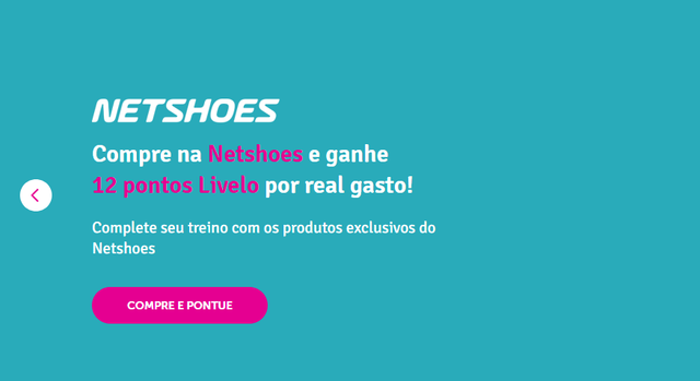 PROMOÇAO NETSHOES X LIVELO