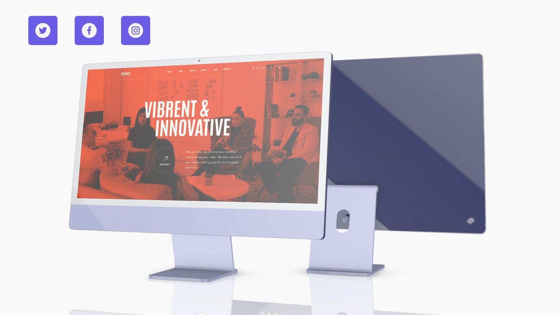 Web Promo Desktop Mockup Web Promo Desktop Mockup