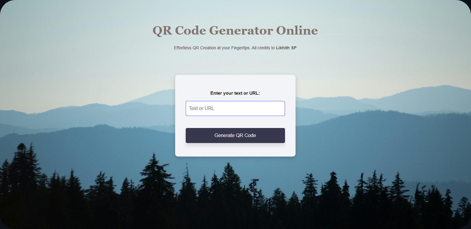 QR Code Generator Banner