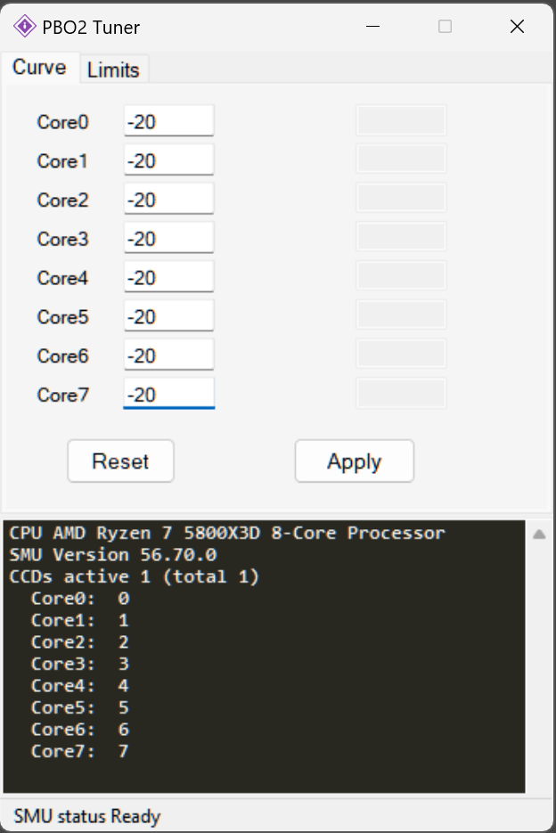 Pbo2 Tuner Ryzen 5800x3D Undervolt Easy Tutorial: Better temps, less power ...