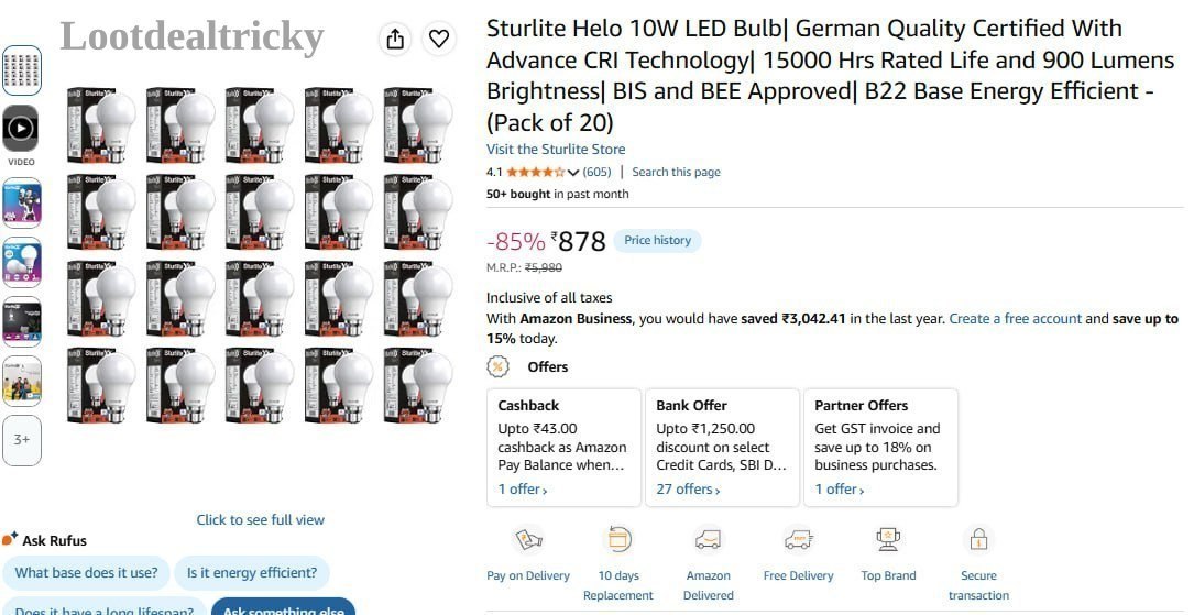 Sturlite Helo 10w Offer Image