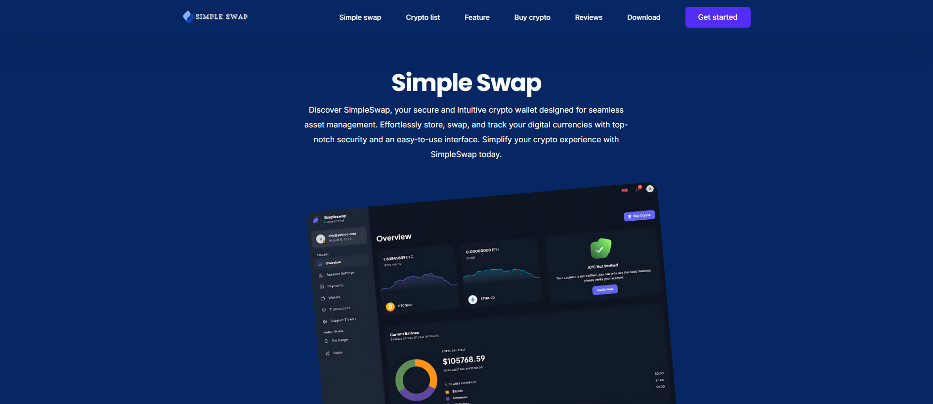 Stored capture of simpleswap.cloud