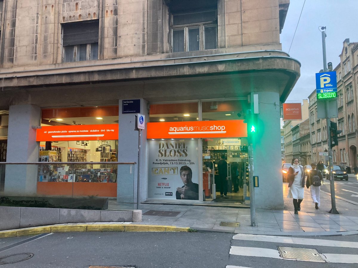 Aquarius Music Shop, where shilka handed over his CD list. Reference photo via recordstores.love; not a photograph from our visit.