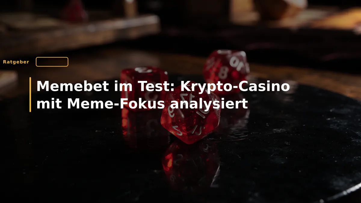 Memebet im Test: Krypto-Casino mit Meme-Fokus analysiert