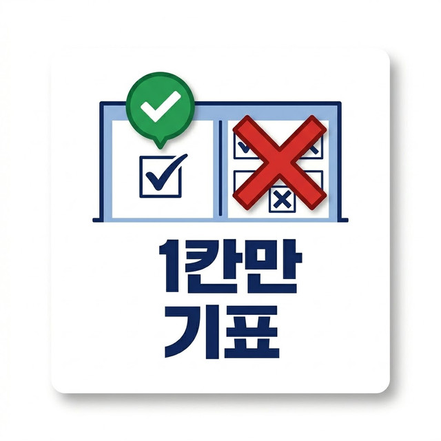 올바른 기표 방법