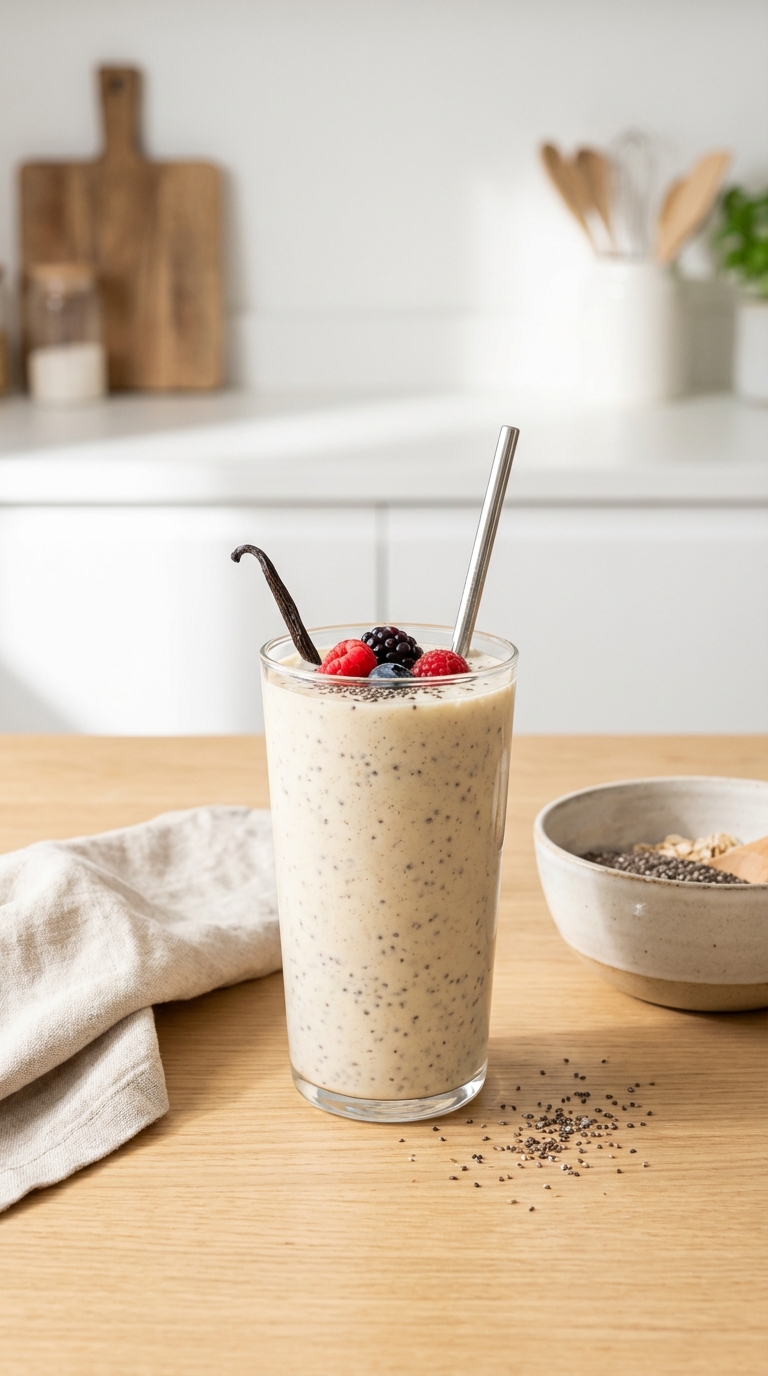 Vanilla Chia Seed Super Shake — Packed with Omega-3s