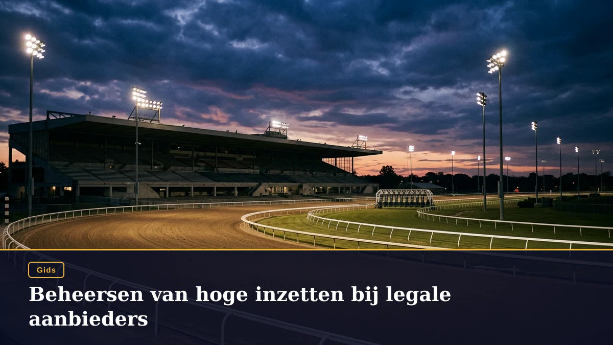 Beheersen van hoge inzetten bij legale aanbieders