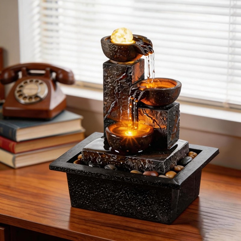 Rotating Tabletop Fountain