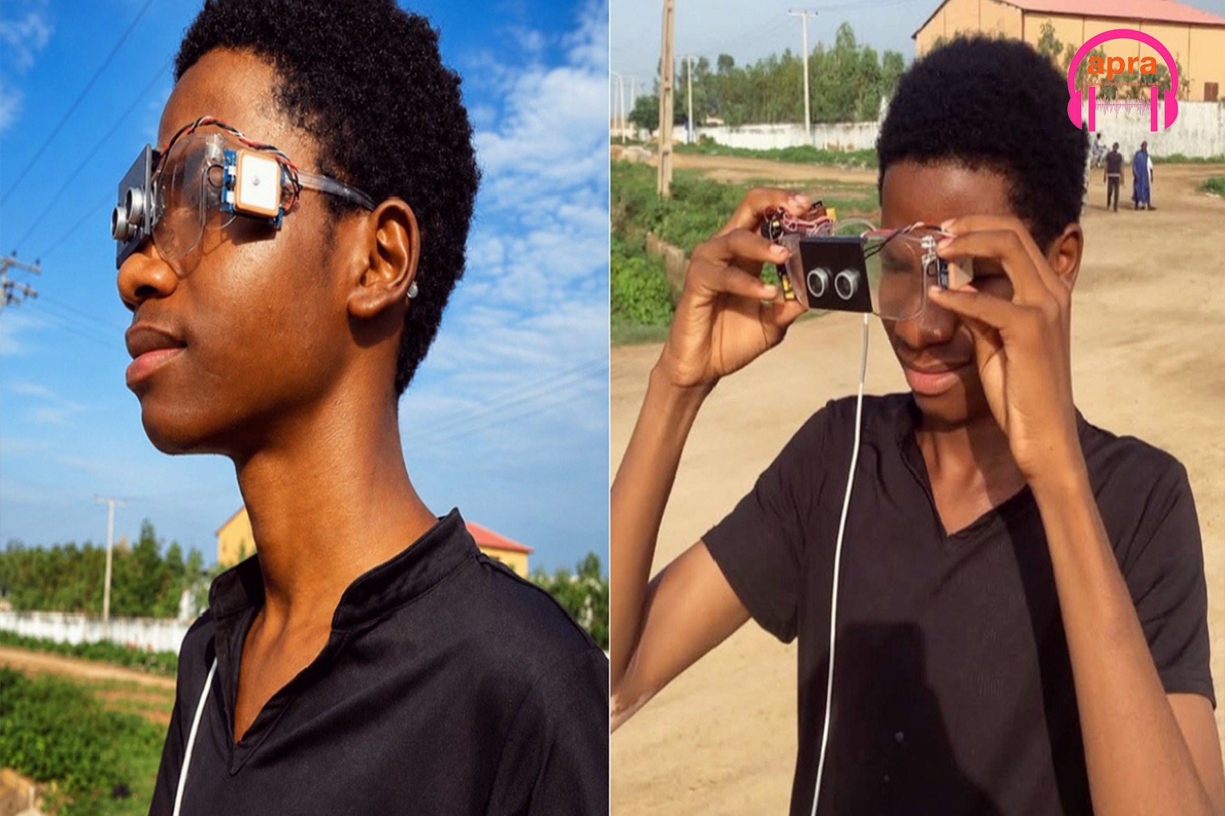 Illustration - Nigeria : un jeune inventeur crée des lunettes pour aider les personnes malvoyantes à se déplacer seules