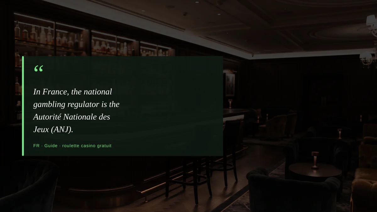 Roulette casino gratuit : ce que le cadre français autorise et interdit