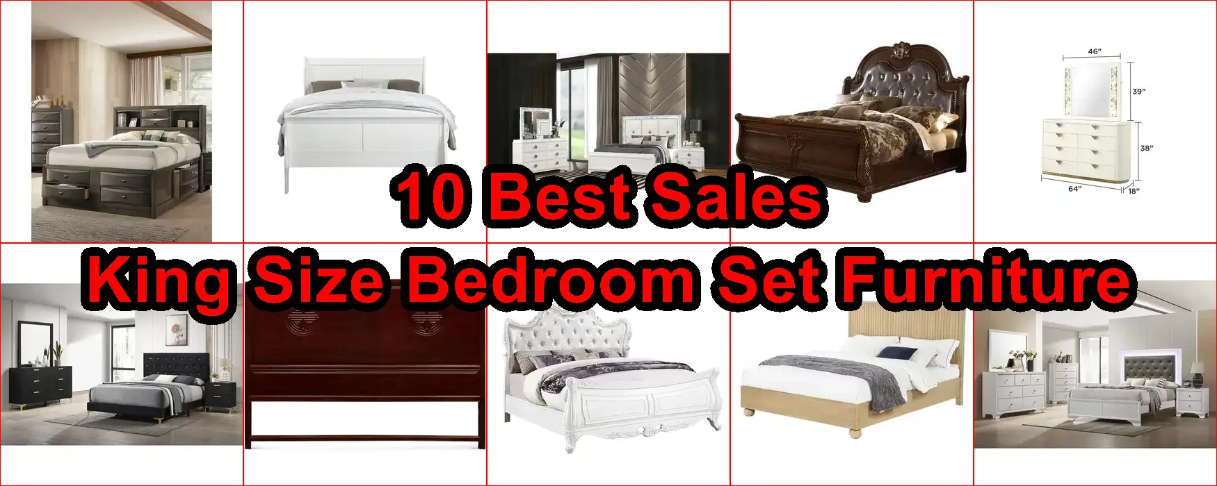 特大號臥室家具套裝 評價