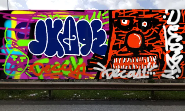 Graffiti artwork by DECAY