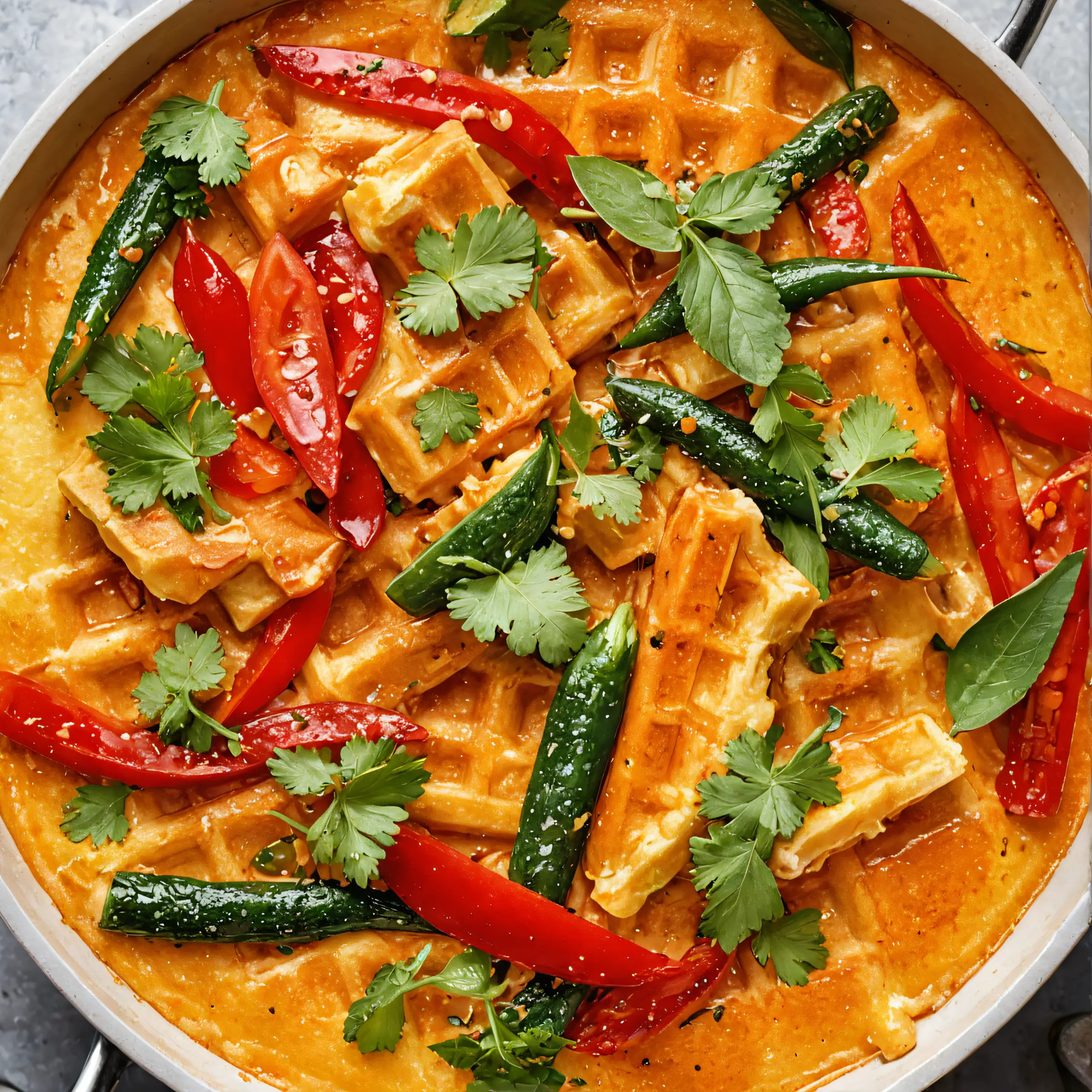 Thai Red Curry Vegetable Bake Dish