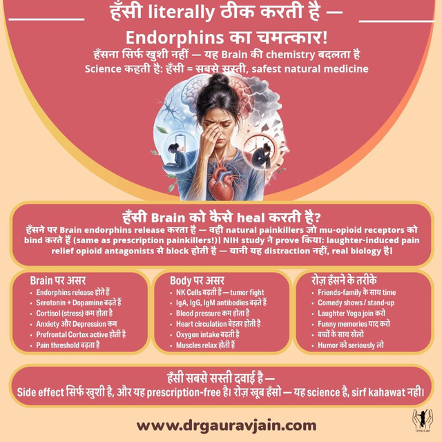 हँसी literally ठीक करती है