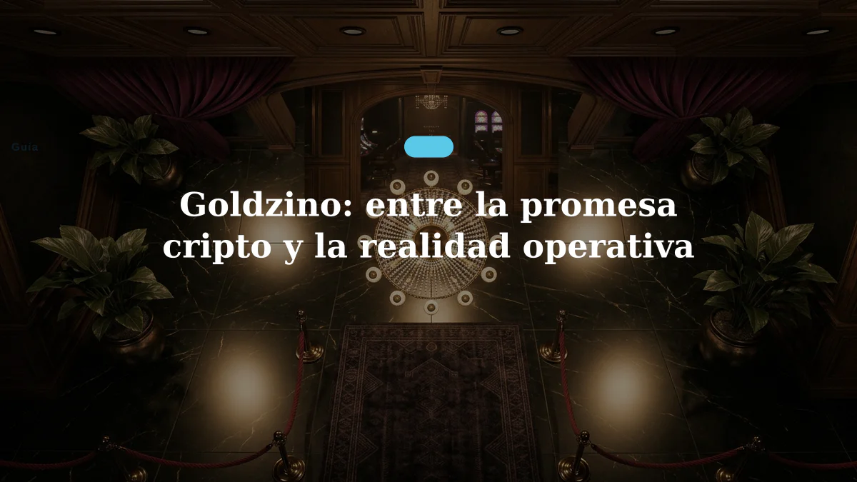Goldzino: entre la promesa cripto y la realidad operativa