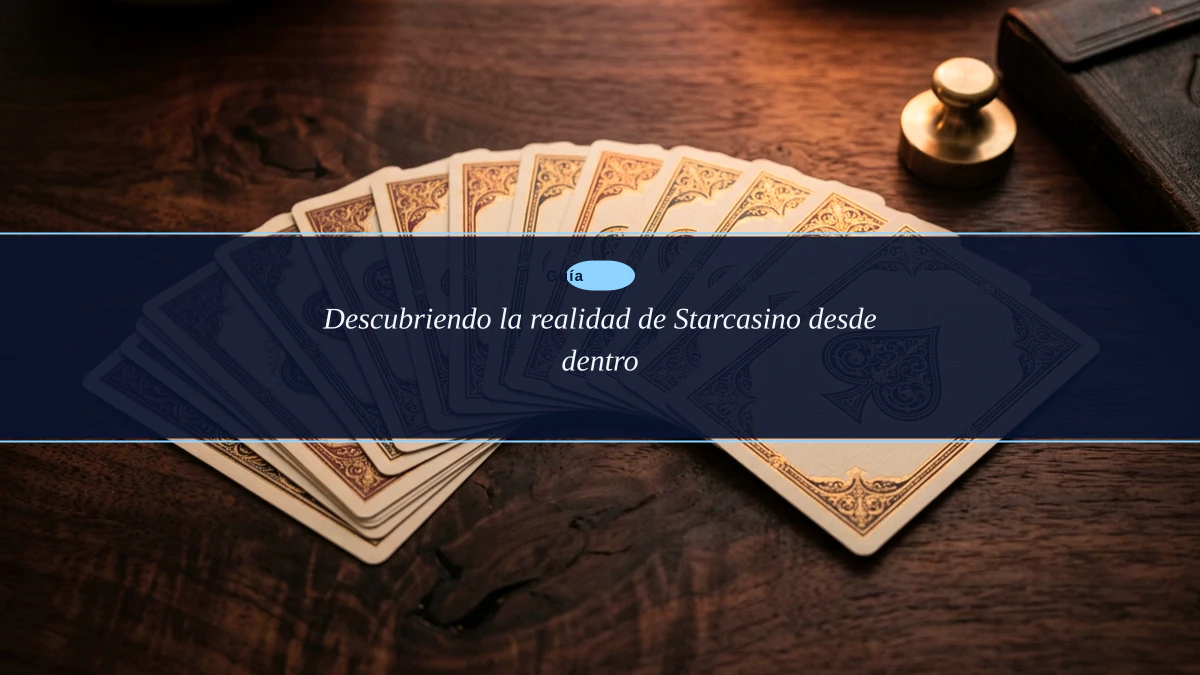 Descubriendo la realidad de Starcasino desde dentro