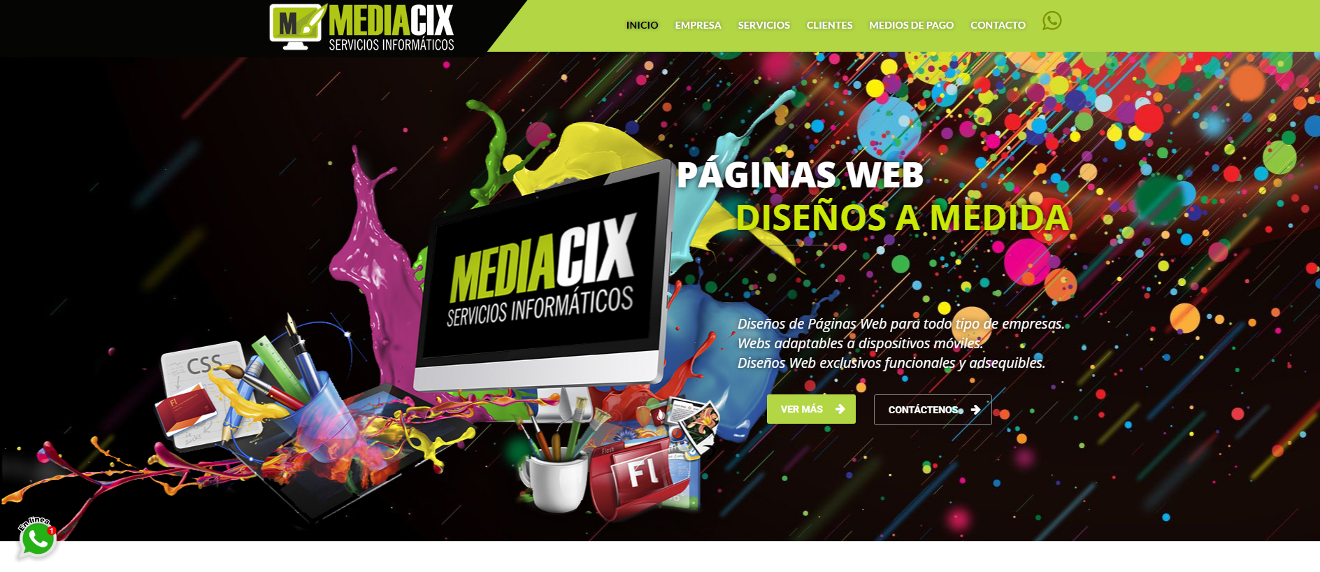 Stored capture of mediacix.com