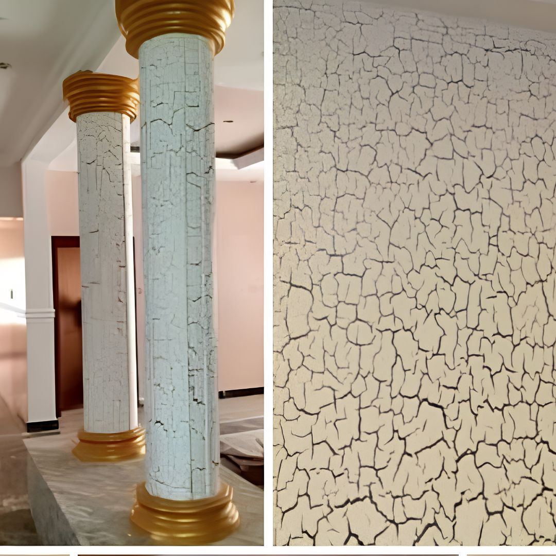 Crackled Effect Decorative Wall Art