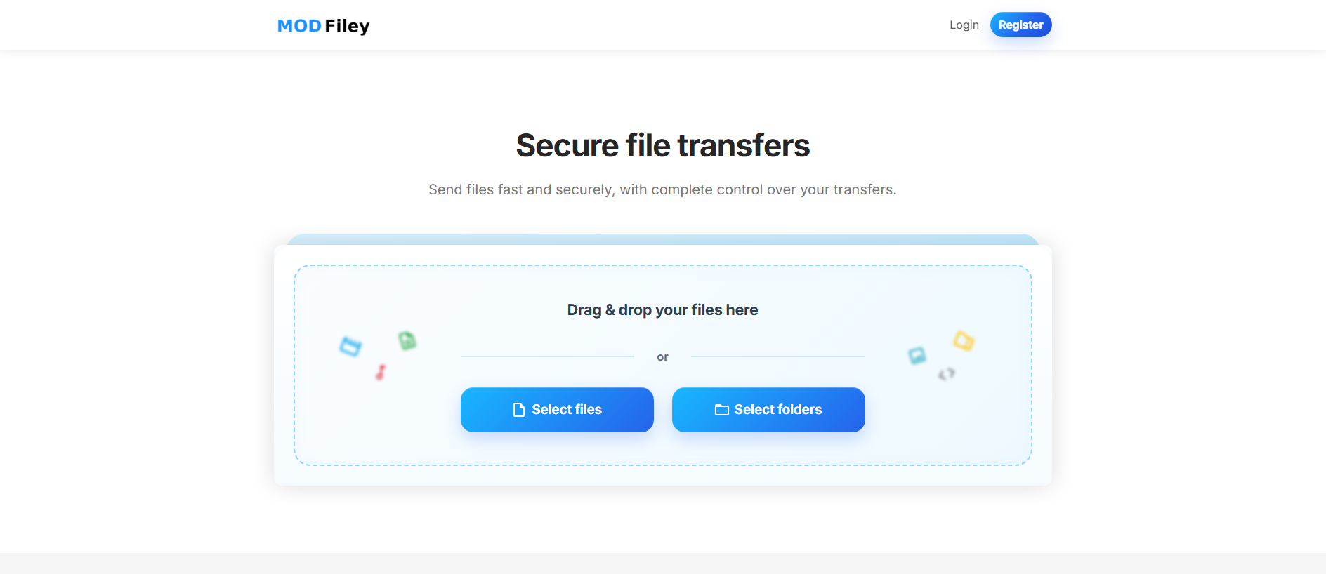 Forensic screenshot of modfiley.com showing the phishing page layout