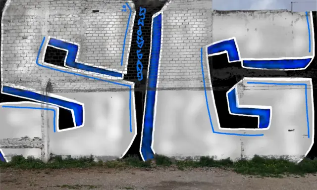 Graffiti artwork by Soshino