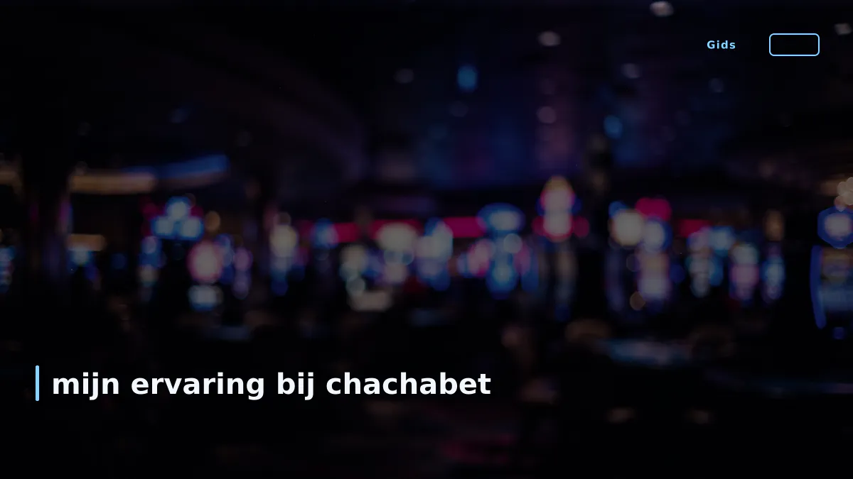 mijn ervaring bij chachabet