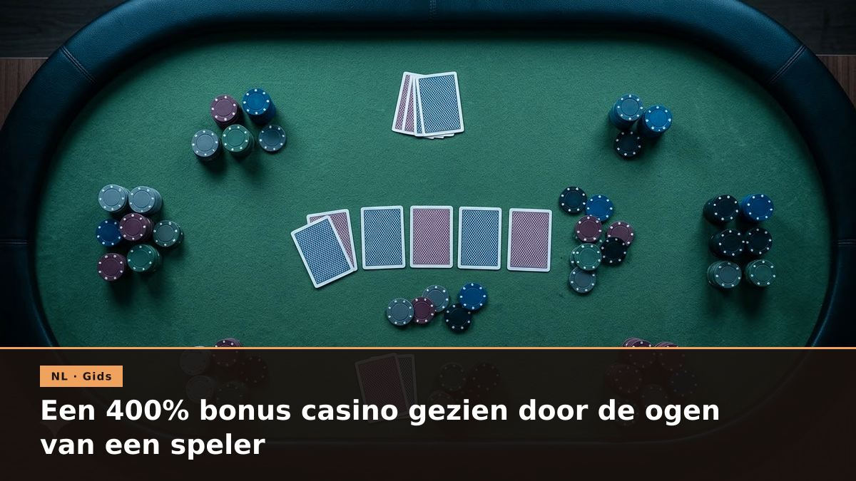Een 400% bonus casino gezien door de ogen van een speler