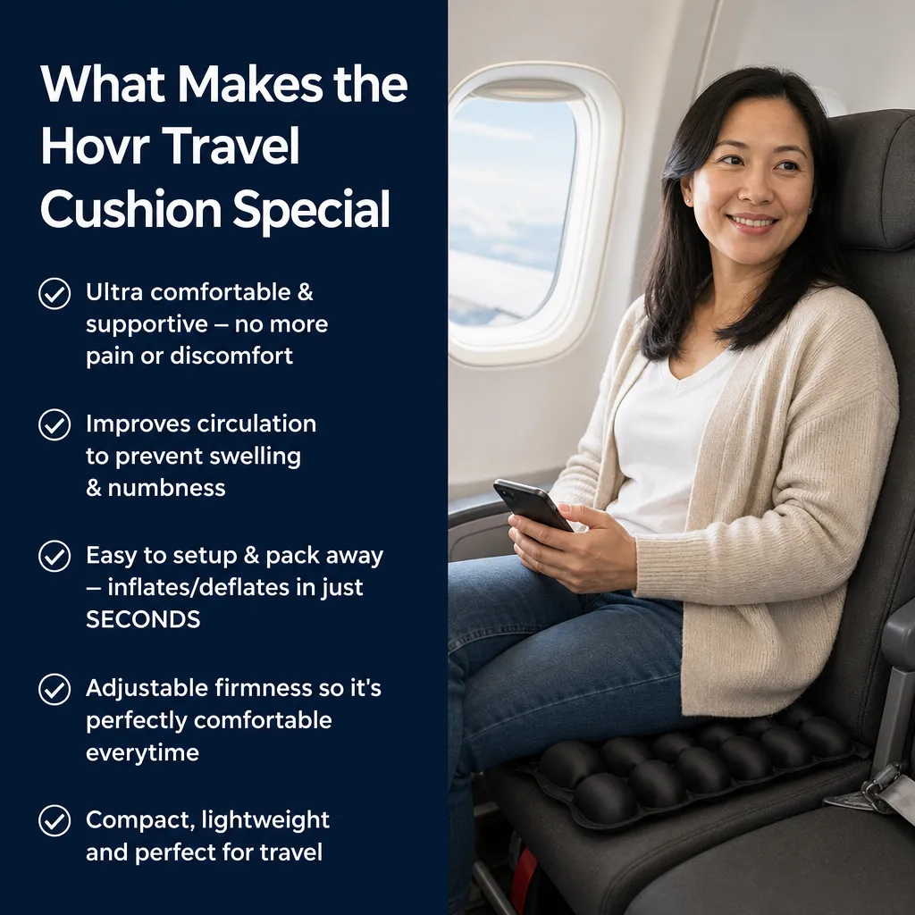 What makes Hovr Travel Cushion special