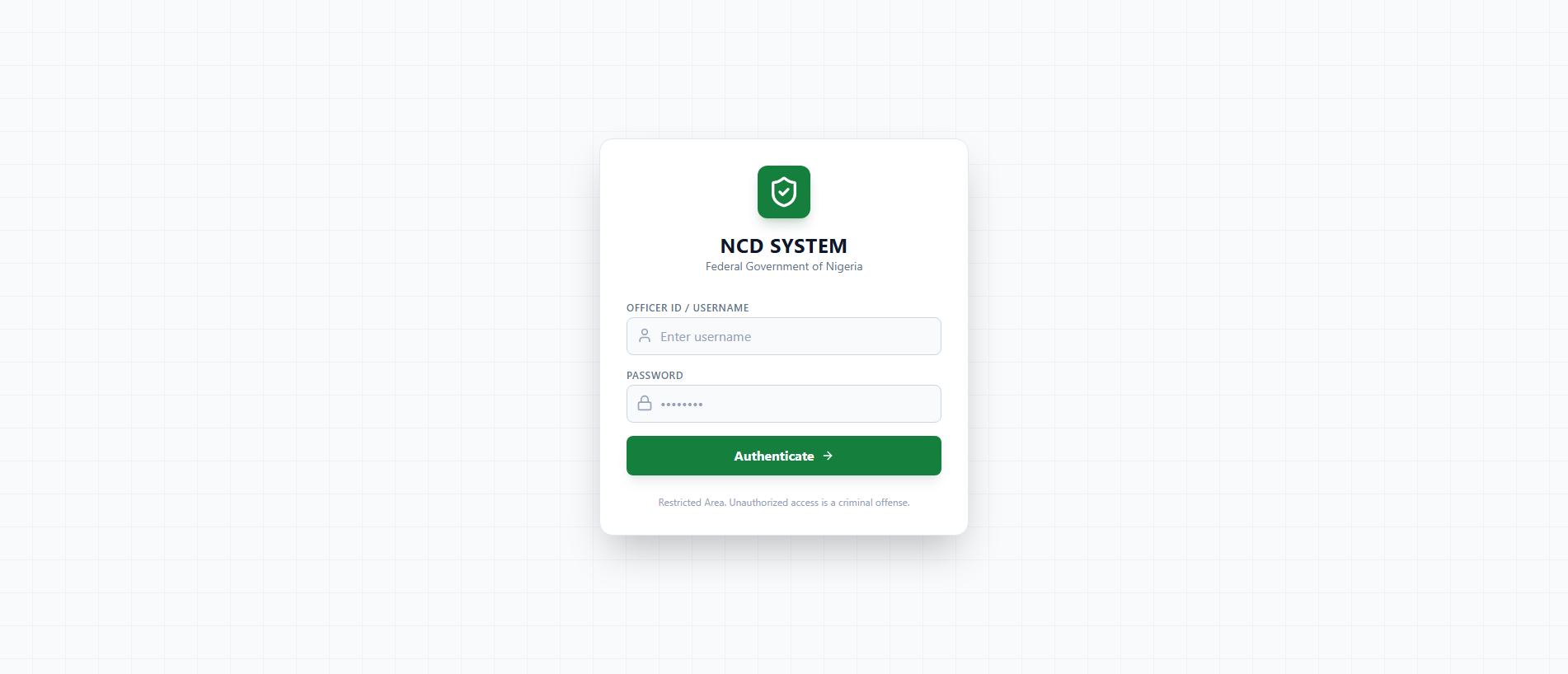 Forensic screenshot of [REDACTED].ng showing the phishing page layout