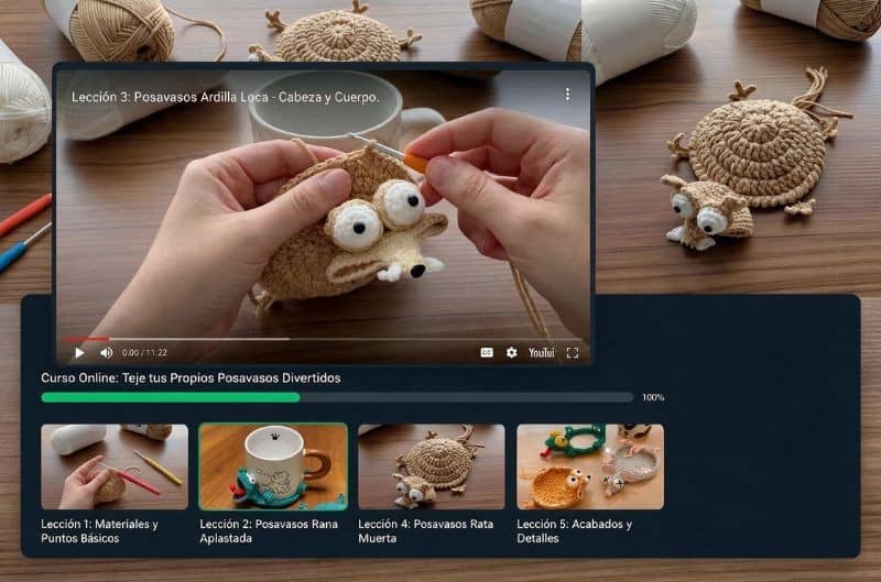 Mockup Clases en Video Paso a Paso