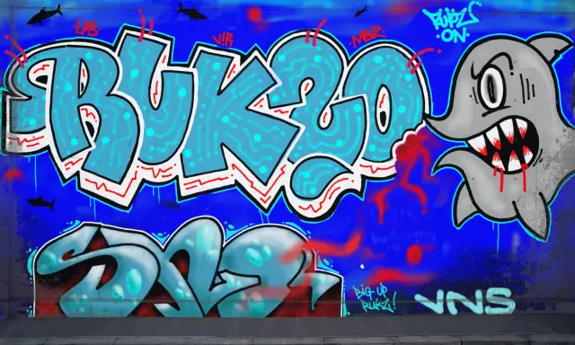 Graffiti artwork by Zkur