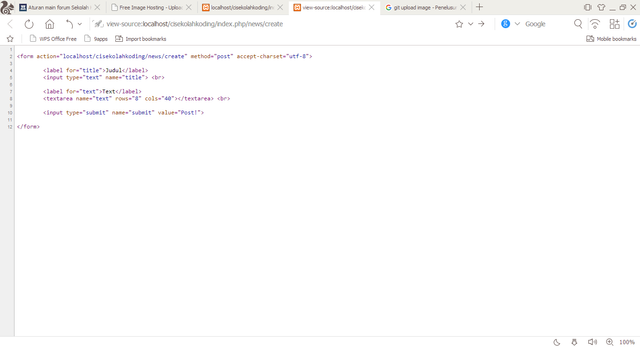 page source dengan config base url